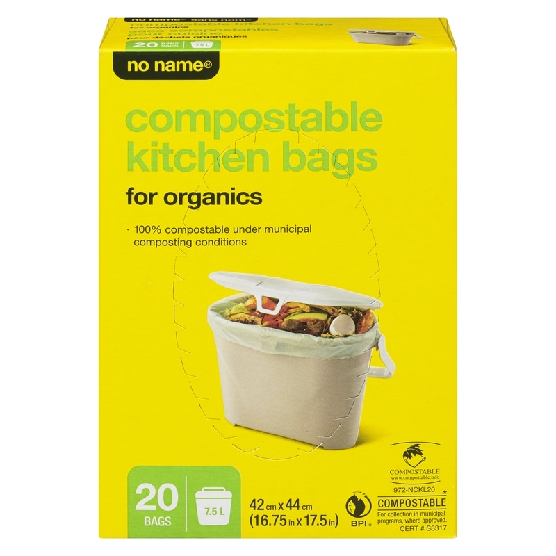 Compostable Kitchen Bags for Organics 