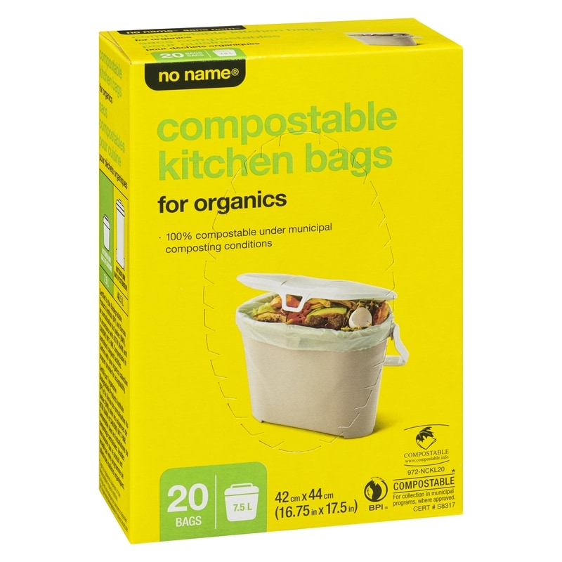 Compostable Kitchen Bags for Organics 