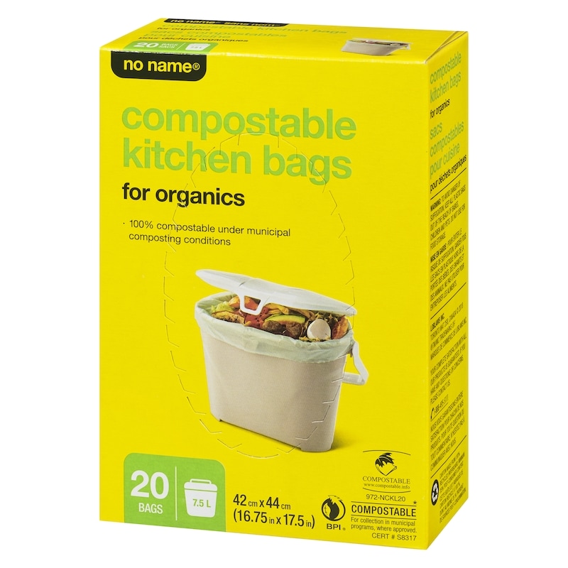 Compostable Kitchen Bags for Organics 