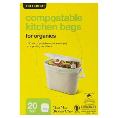 Compostable Kitchen Bags for Organics