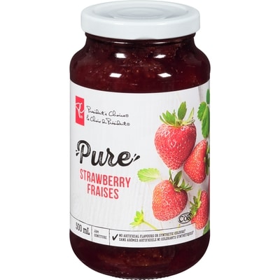 le Choix du Président Confiture de fraises Pure 500 ml, 1,50 $/100ml
