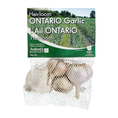 null Heirloom Ontario Garlic 115 g, $4.35/100g
