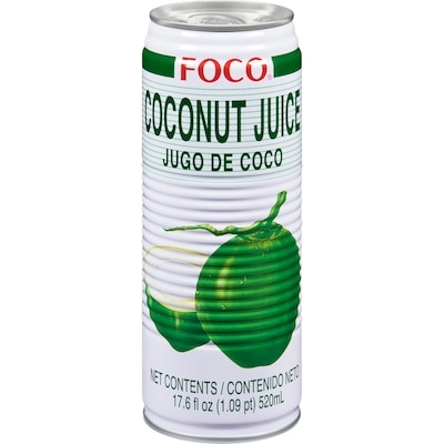 Foco Coconut Juice 520 ml, $0.29/100ml