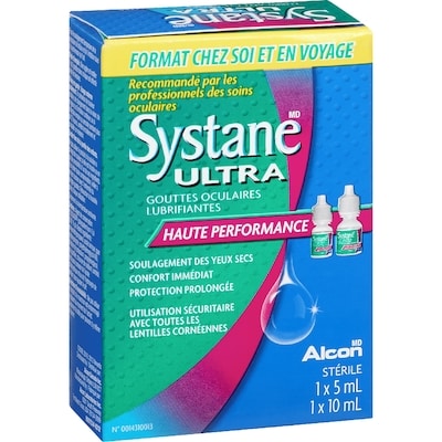 Gouttes oculaires lubrifiantes Ultra