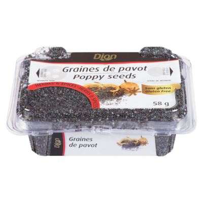 Dion Graines de pavot 58 g, 6,53 $/100g