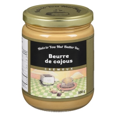 Nuts to You Beurre de noix de cajou crémeux 500 g, 3,00 $/100g