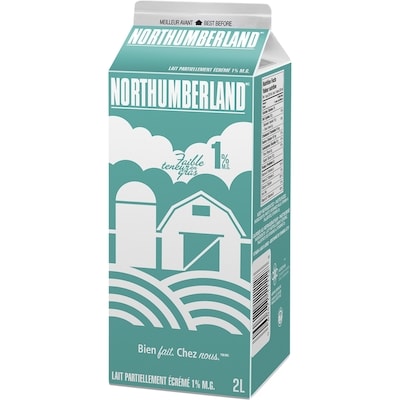 Natrel Lait 1 % 2 l, 0,24 $/100ml