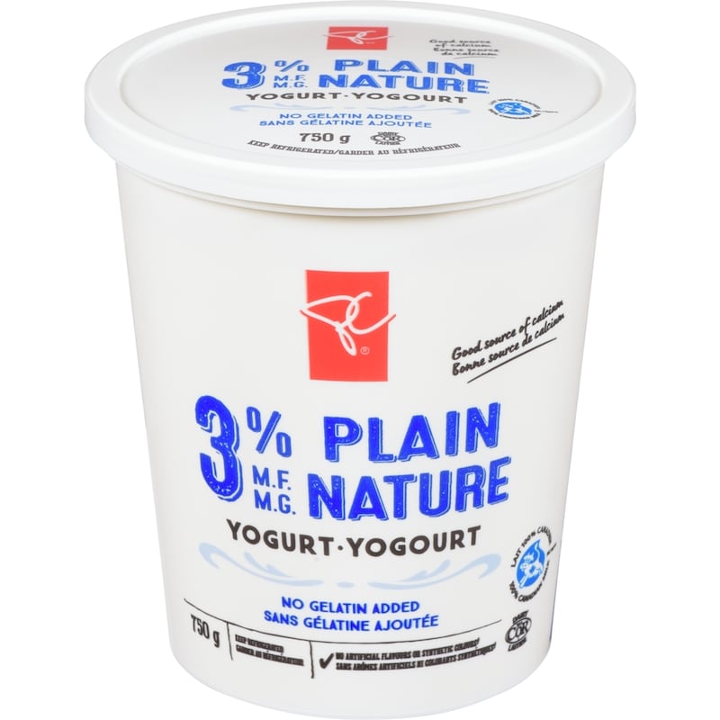 Plain 3% M.F. Yogurt