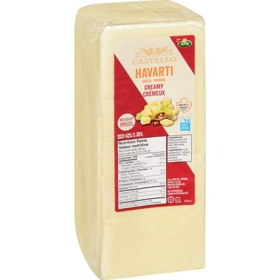 Castello Canadian Havarti, Sliced $3.59/100g $16.29/1lb