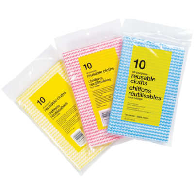 No Name All-Purpose Reusable Cloth 10 ea, $34.90/100ea