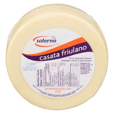 Salerno Cassata Friulano Cheese $3.69/100g $16.74/1lb