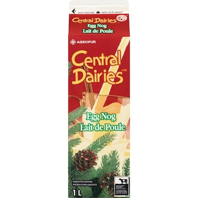 Central Dairies 3.8% Light Eggnog 1 l, $0.35/100ml