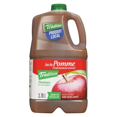 Tradition Jus, pomme 3.78 l, 0,21 $/100ml