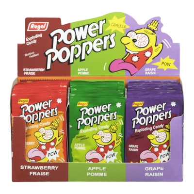Regal Friandise Power Poppers 48x1.0 ea, 0,40 $/1ch