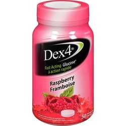 Dex4 Glucose Tablets, Raspberry     50 ea, $0.31/1ea
