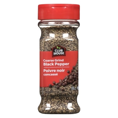 Club House Coarse Grind Black Pepper 100 g, $8.99/100g