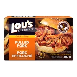 Lous Fully Cooked Pulled Pork In Barbeque Sauce 400 g, $2.50/100g