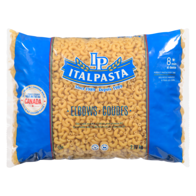 Italpasta Macaroni 2.27 kg, 0,24 $/100g
