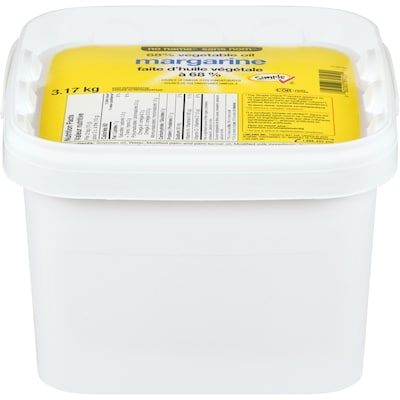 No Name 68% Vegetable Oil Margarine  3.17 kg, $0.53/100g
