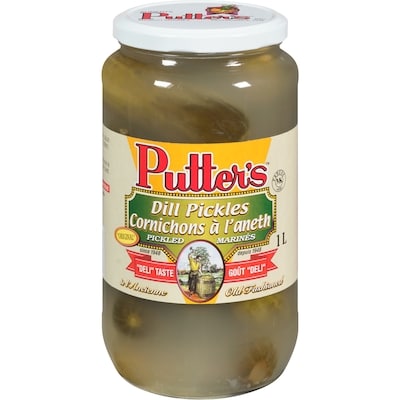 Putter's Kosher Dill Pickle Original 1 l, $0.48/100ml