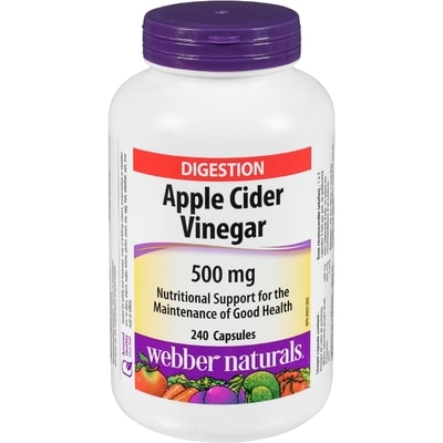 Webber Naturals Apple Cider Vinegar Capsules 240 ea, $0.05/1ea