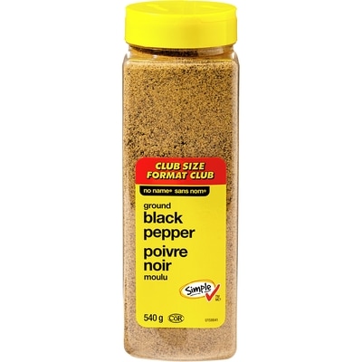 No Name Ground Black Pepper 540 g, $2.44/100g