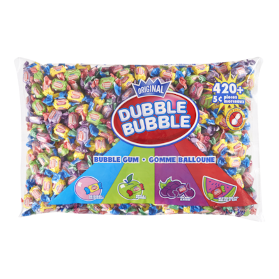 Dubble Bubble Twist Gum 1.89 kg, $1.00/100g