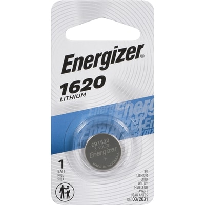 Energizer 1620 Lithium Coin Battery, 1 Pack 1 ea, $8.99/1ea