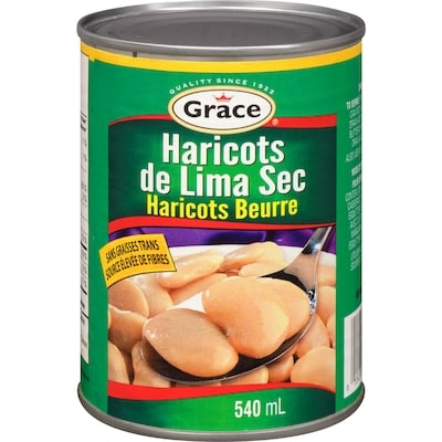 Grace Haricot de Lima 540 ml, 0,33 $/100ml