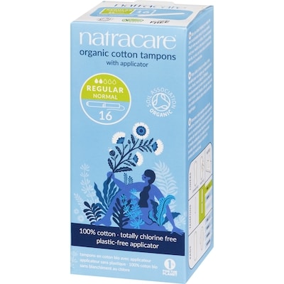Cotton Tampons, Regular Applicator