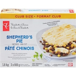 President's Choice Shepherd's Pie Club Size 1.8 kg, $1.67/100g