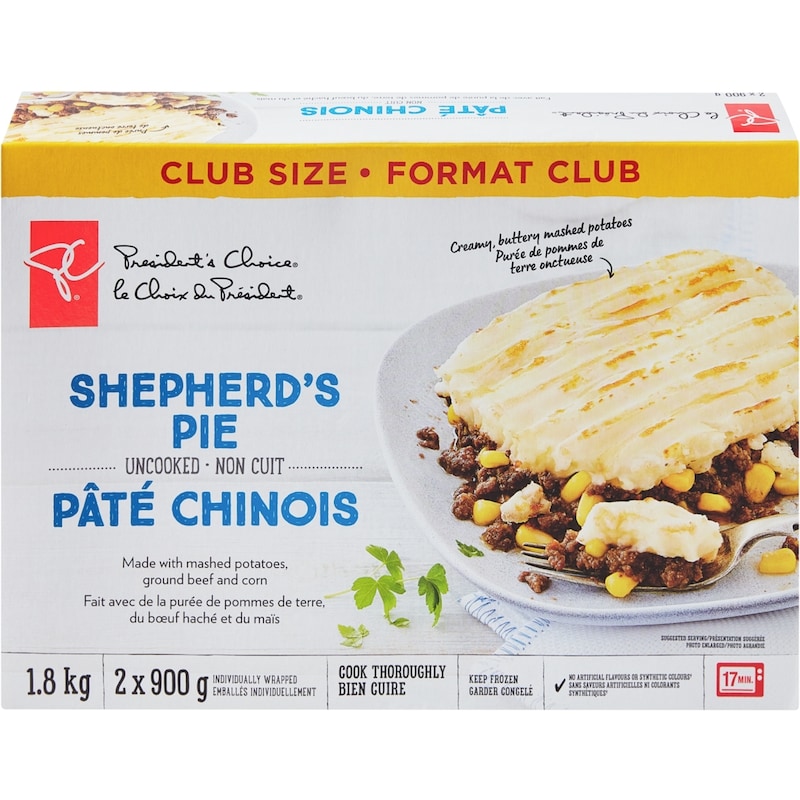 Shepherd's Pie Club Size
