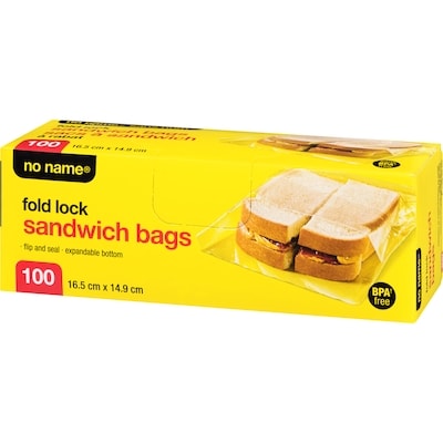 Fold Lock Sandwich Bags