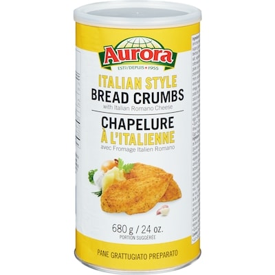 Aurora Chapelure à l’italienne avec fromage romano 680 g, 0,66 $/100g