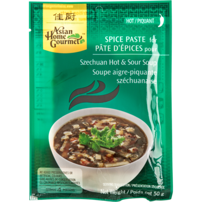 Asian Home Gourmet Szechuan Hot and Sour Soup Mix 50 g, $4.98/100g