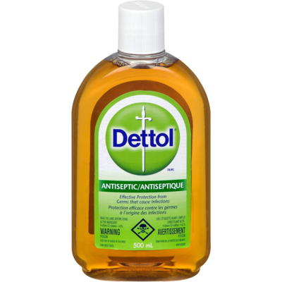 Dettol Antiseptique 500 ml, 2,90 $/100ml