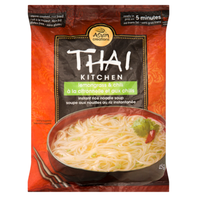 Thai Kitchen Asian Creations Lemongrass & Chili Instant Rice Noodle Soup 45 g, $3.76/100g