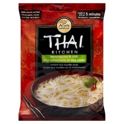 Thai Kitchen Asian Creations Lemongrass & Chili Instant Rice Noodle Soup 45 g, $3.76/100g