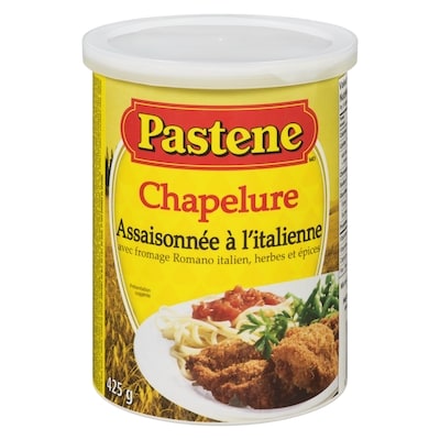 Pastene Chapelure blanche assaisonnée 425 g, 1,13 $/100g