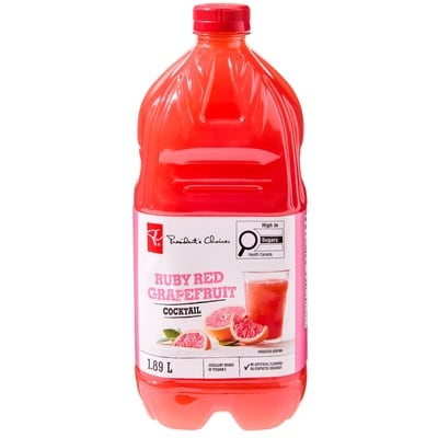 President's Choice Ruby Red Grapefruit Cocktail 1.89 l, $0.23/100ml