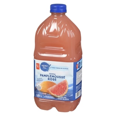 PC Menu Bleu Cocktail de pamplemousse rose 2 l, 0,23 $/100ml