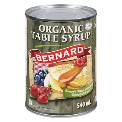 Bernard Certified Organic Syrup 540 ml, $0.93/100ml