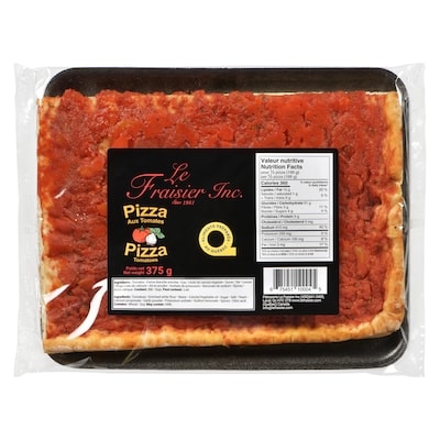 Fraisier Tomato & Basil Pizza 375 g, $1.07/100g