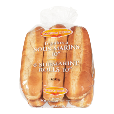 Moisson Dore Submarine Rolls 650 g, $0.60/100g