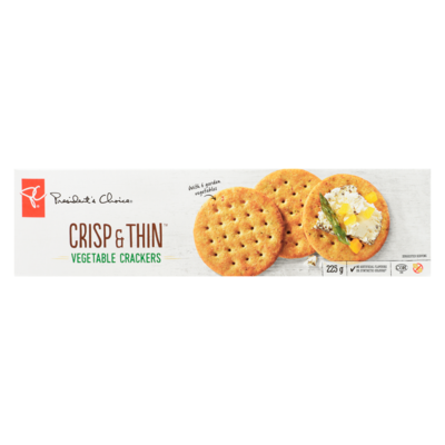 Crisp & Thin Vegetable Crackers