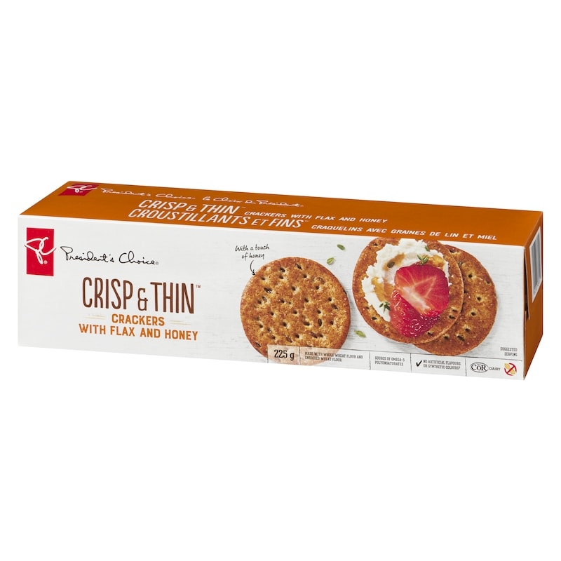 Crisp & Thin Crackers with Flax & Honey