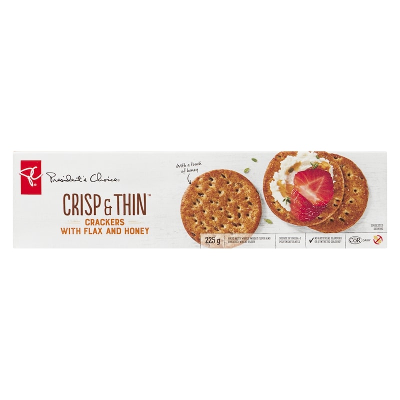 Crisp & Thin Crackers with Flax & Honey