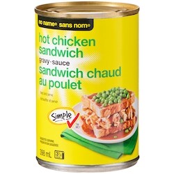 Sans Nom Sauce pour sandwich au poulet chaud 398 ml, 0,45 $/100ml