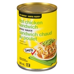 Sans Nom Sauce pour sandwich chaud au poulet 398 ml, 0,45 $/100ml