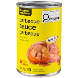 No Name Barbecue Sauce 398 ml, $0.45/100ml
